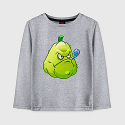 Лонгслив хлопковый детский PvZ Squash, цвет: меланж