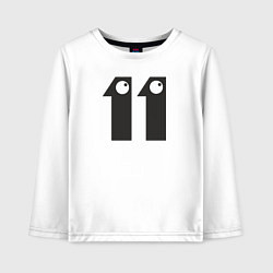 Детский лонгслив Number 011