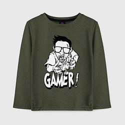 Детский лонгслив Gamer man