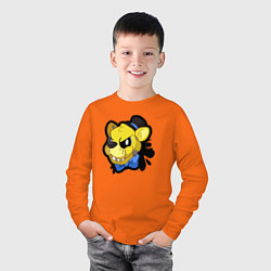Лонгслив хлопковый детский Золотой маленький Фредди, цвет: оранжевый — фото 2