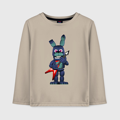 Детский лонгслив Маленький Бонни / Миндальный – фото 1