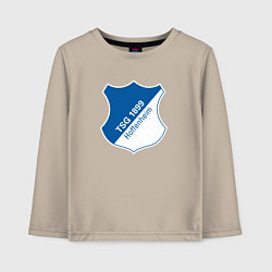 Лонгслив хлопковый детский Hoffenheim fc germany, цвет: миндальный