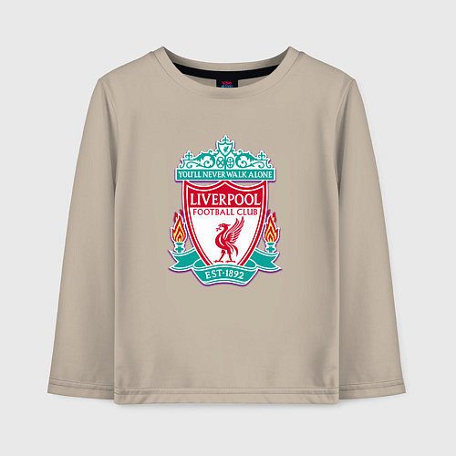 Детский лонгслив Liverpool fc sport collection / Миндальный – фото 1