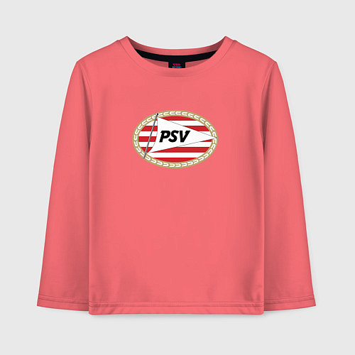 Детский лонгслив Psv sport fc / Коралловый – фото 1