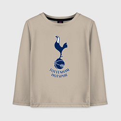 Лонгслив хлопковый детский Tottenham Hotspur fc sport, цвет: миндальный