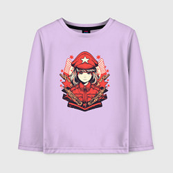 Детский лонгслив СССР вайфу