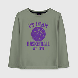 Детский лонгслив Basketball Los Angeles