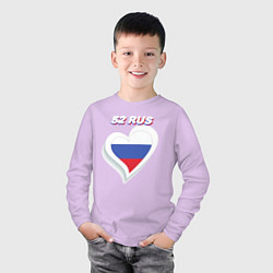 Лонгслив хлопковый детский 52 регион Нижегородская область, цвет: лаванда — фото 2