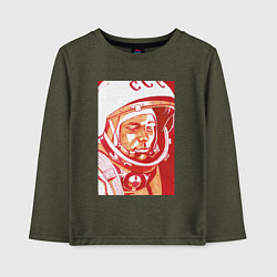 Детский лонгслив Gagarin in red