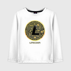 Детский лонгслив Litecoin крипта