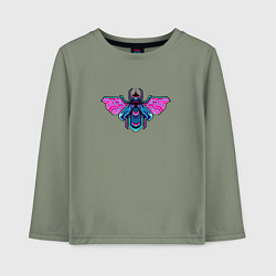 Детский лонгслив Кибер жук