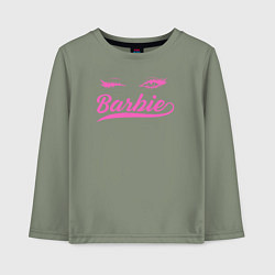 Лонгслив хлопковый детский Barbie blink, цвет: авокадо