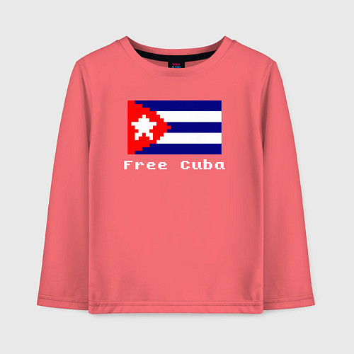 Детский лонгслив Free Cuba / Коралловый – фото 1