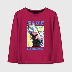 Детский лонгслив Рин - Синий экзорцист