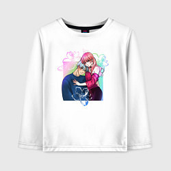 Детский лонгслив Любовь с кончиков пальцев
