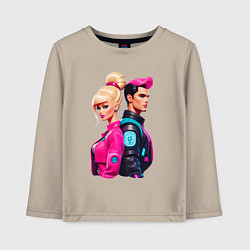 Детский лонгслив Ken and Barbie - ai art