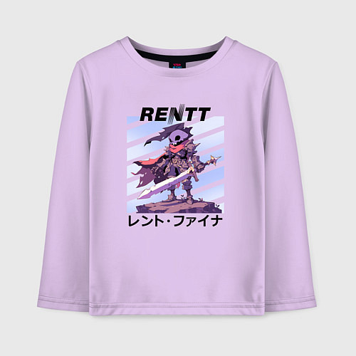 Детский лонгслив Rentt - The Unwanted Undead Adventurer / Лаванда – фото 1