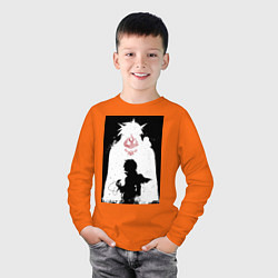 Лонгслив хлопковый детский Гуррен-Лаганн пронзающий небеса Симон, цвет: оранжевый — фото 2