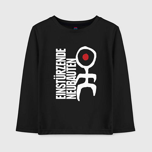 Детский лонгслив Einstrzende Neubauten - Logo / Черный – фото 1
