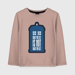 Детский лонгслив Что видишь то и получаешь