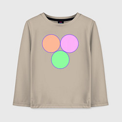 Детский лонгслив Три круга