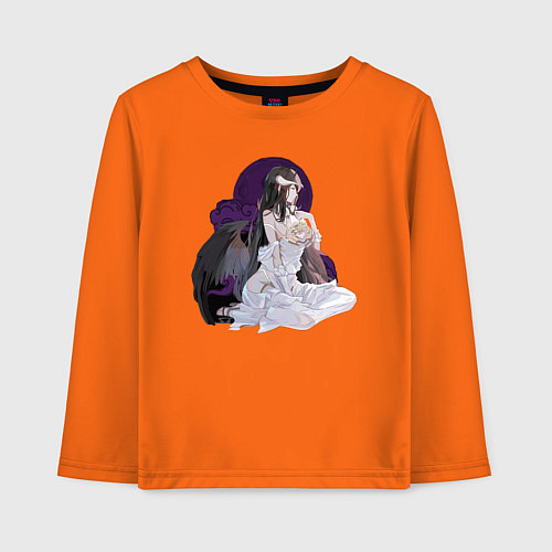 Детский лонгслив Повелитель Альбедо / Оранжевый – фото 1