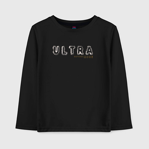 Детский лонгслив Depeche Mode - Ultra logo / Черный – фото 1