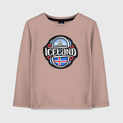 Детский лонгслив Iceland