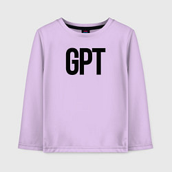 Детский лонгслив GPT
