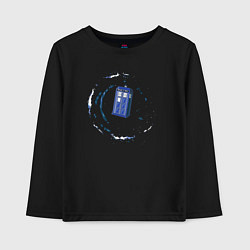 Детский лонгслив Galaxy tardis