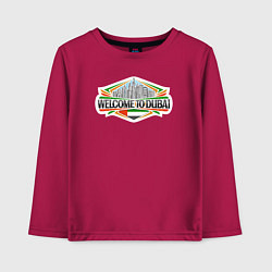 Детский лонгслив Дубай - добро пожаловать