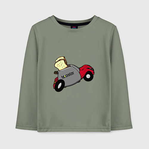 Детский лонгслив Smart 452 - Mad Toaster / Авокадо – фото 1