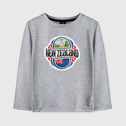 Детский лонгслив Новая Зеландия