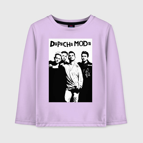Детский лонгслив Depeche mode all / Лаванда – фото 1