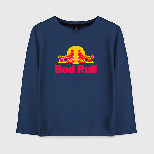 Детский лонгслив Bed Rull / Тёмно-синий – фото 1