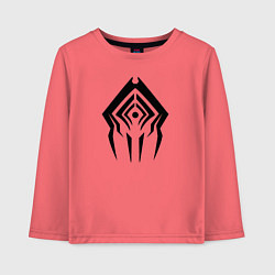 Лонгслив хлопковый детский Warframe Stalker, цвет: коралловый