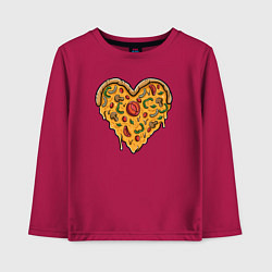 Детский лонгслив Pizza heart