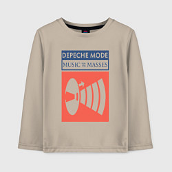 Детский лонгслив Depeche Mode - Music for the masses merch