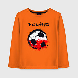Детский лонгслив Сборная Польши
