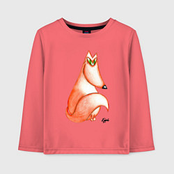 Детский лонгслив Редкой хитрости дама