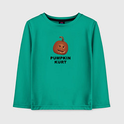 Лонгслив хлопковый детский Pumpkin Kurt - the office, цвет: зеленый