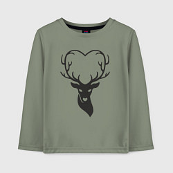 Детский лонгслив Love deer