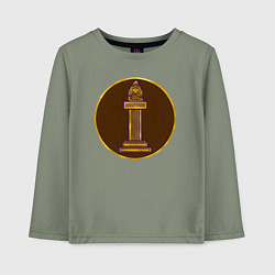 Лонгслив хлопковый детский Лахмиды из Total War: Attila, цвет: авокадо