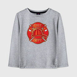Детский лонгслив Пожарная станция