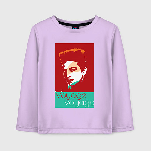 Детский лонгслив Voyage voyage / Лаванда – фото 1