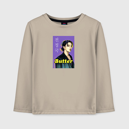 Детский лонгслив Butter JK / Миндальный – фото 1