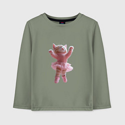 Детский лонгслив Кошечка балерина