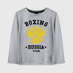 Детский лонгслив Boxing Russia Team