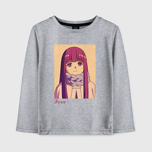 Детский лонгслив Милая Ферн / Меланж – фото 1
