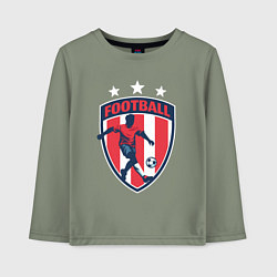 Детский лонгслив Stars football